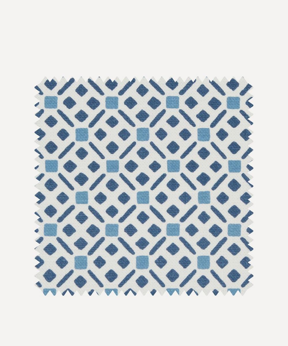 Fabric Swatch - Tapestry Trellis Cotton in Lapis Liberty Fabrics