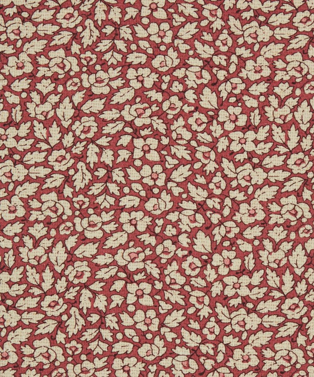 Feather Petals Linen in Red Lac Liberty Fabrics