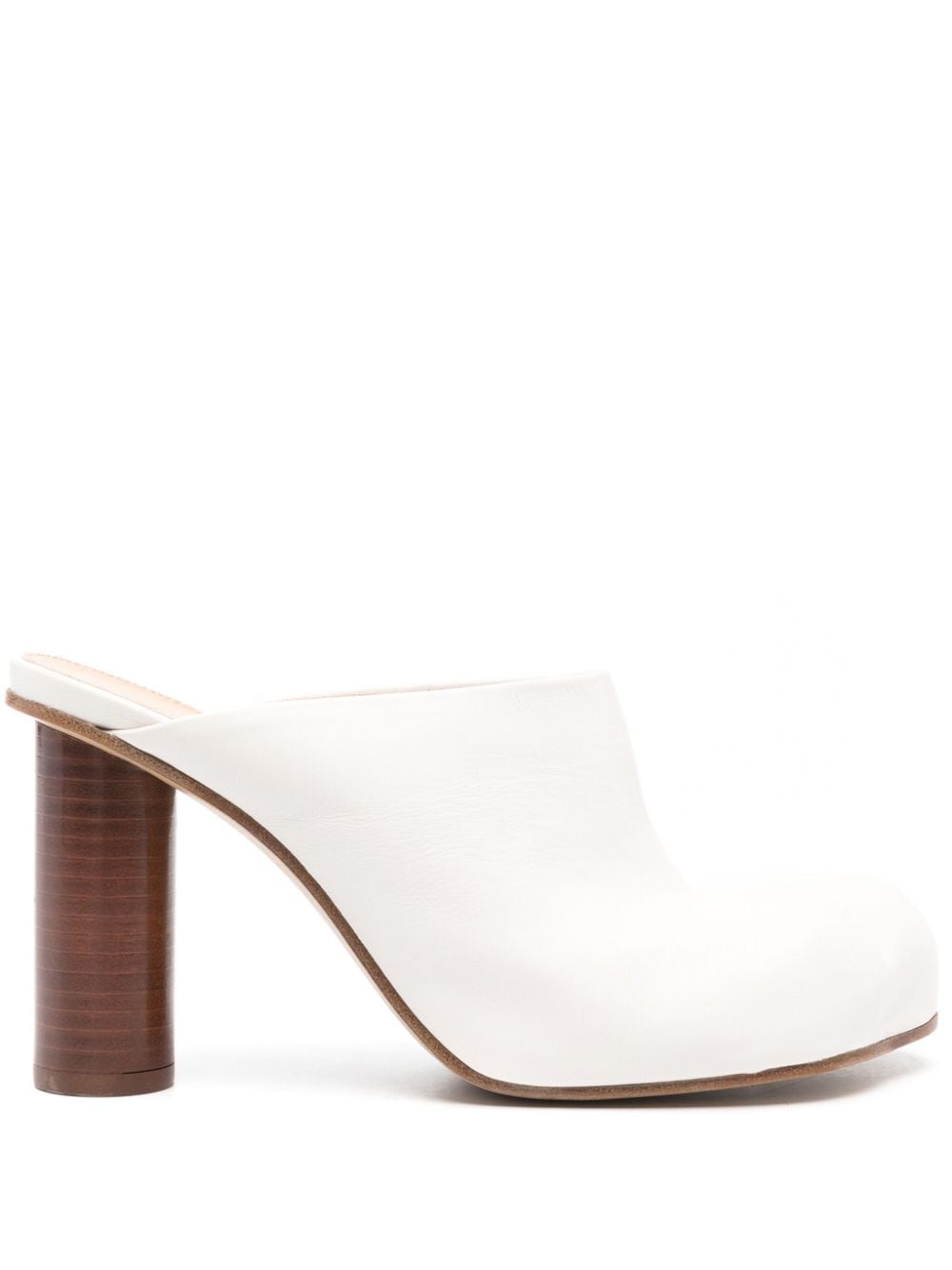 JW Anderson 95mm leather mules - White