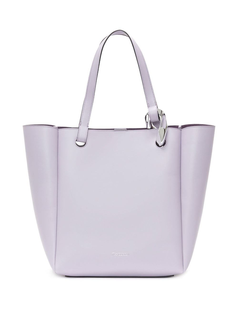 JW Anderson Chain Cabas leather tote bag - Purple
