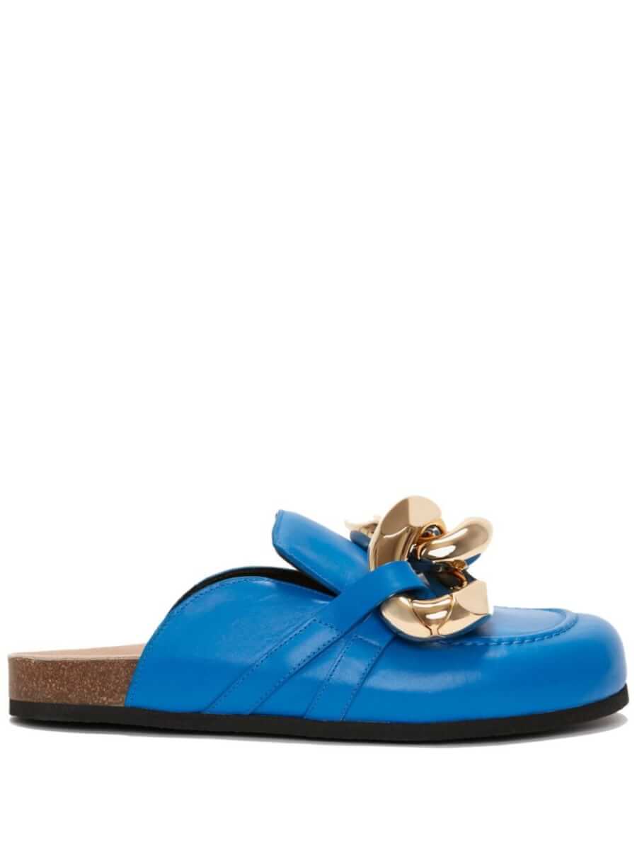 JW Anderson Chain loafer mules - Blue