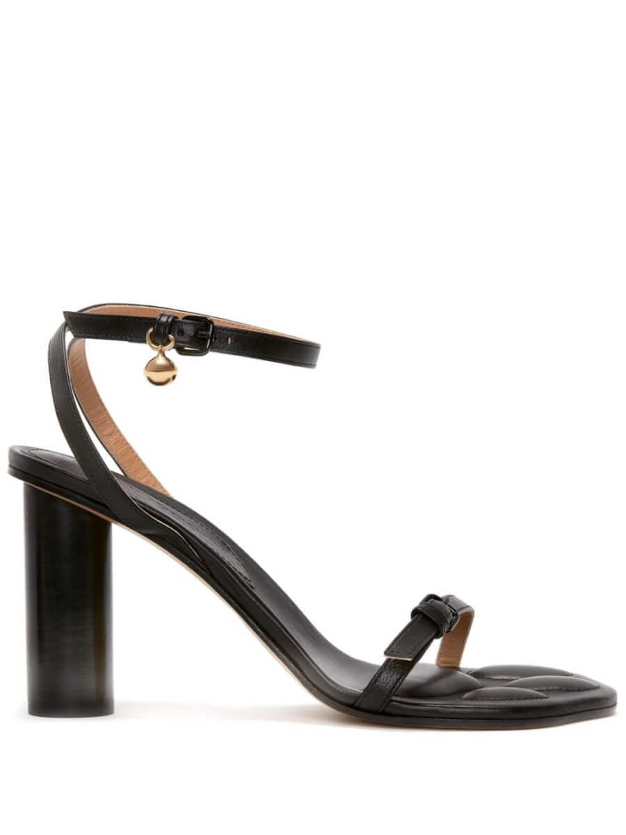 JW Anderson Paw leather sandals - Black