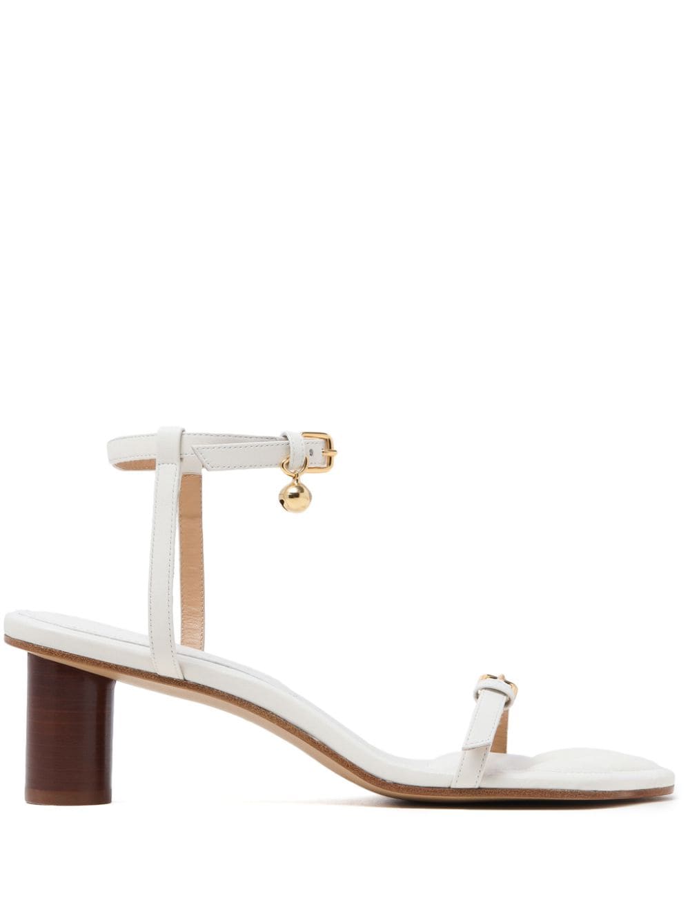 JW Anderson Paw leather sandals - White
