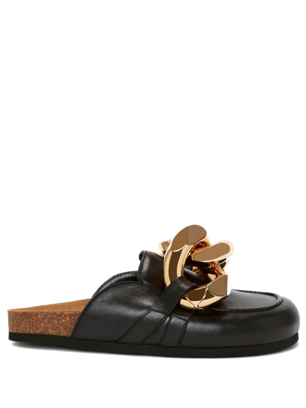 JW Anderson chain-link leather mules - Black
