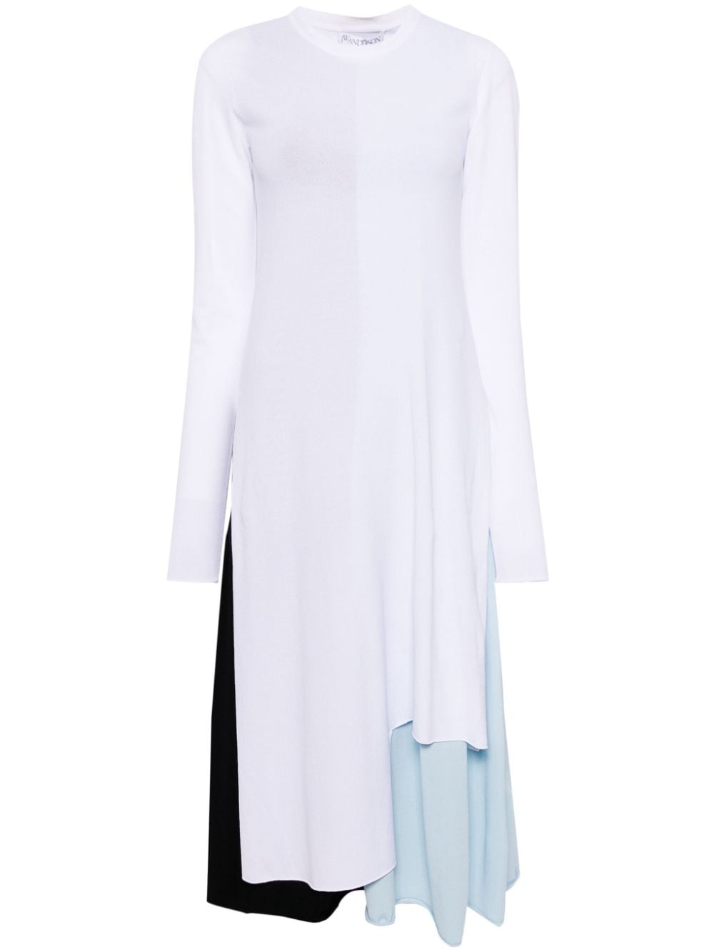 JW Anderson colour-block layered dress - White