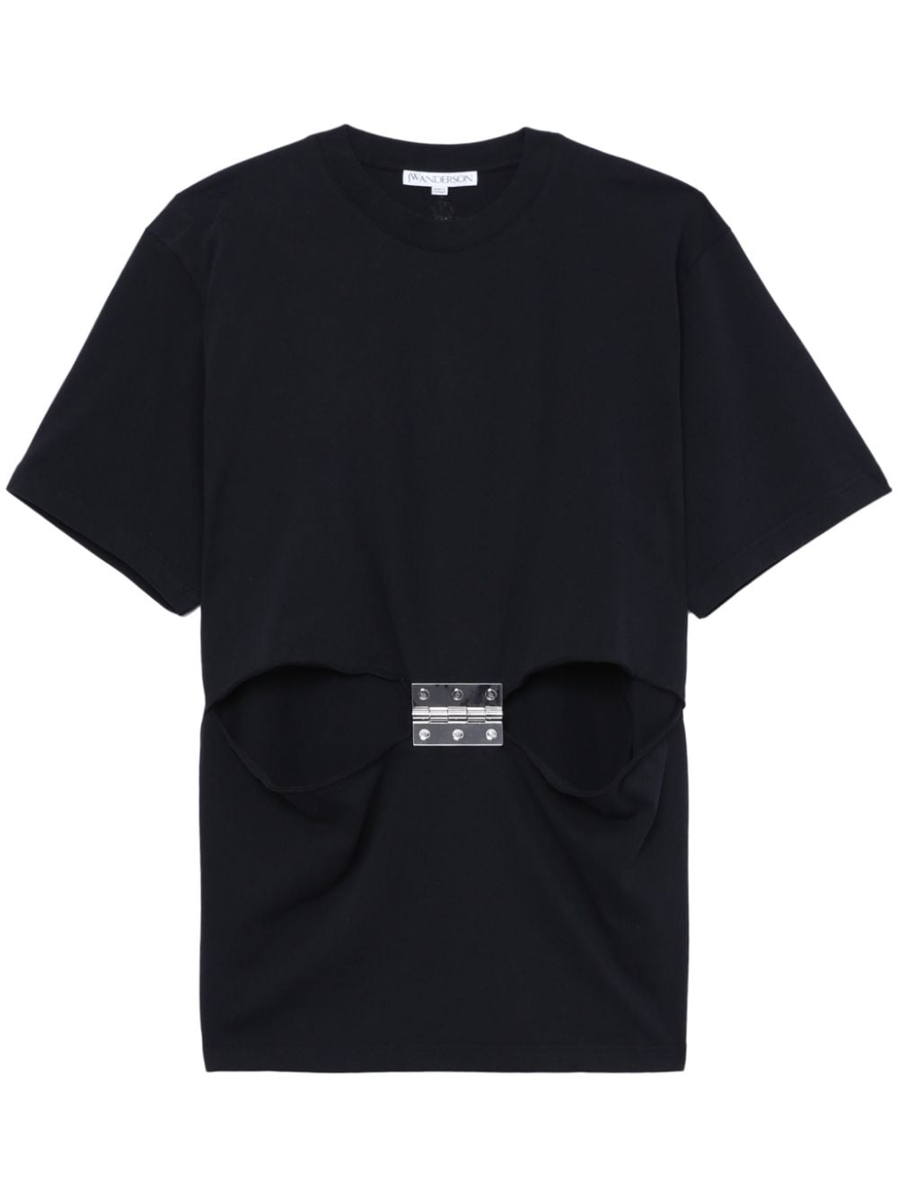 JW Anderson cut-out-detail cotton T-shirt - Black