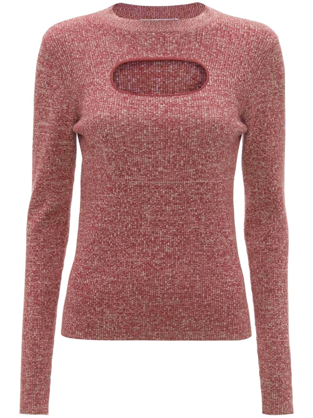 JW Anderson cut-out long-sleeve top - Pink