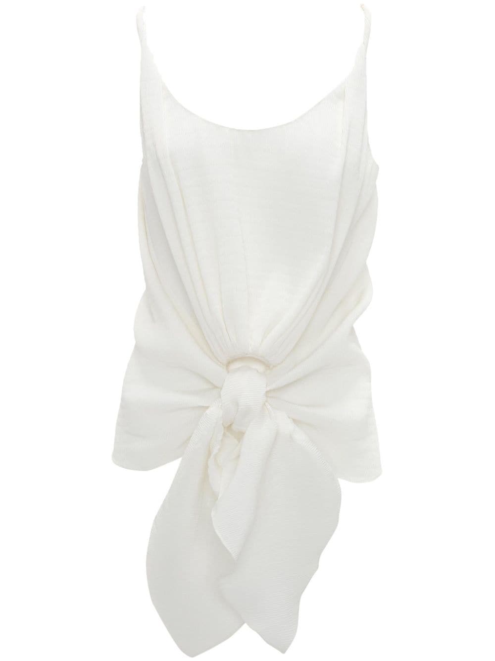 JW Anderson knotted tank top - White