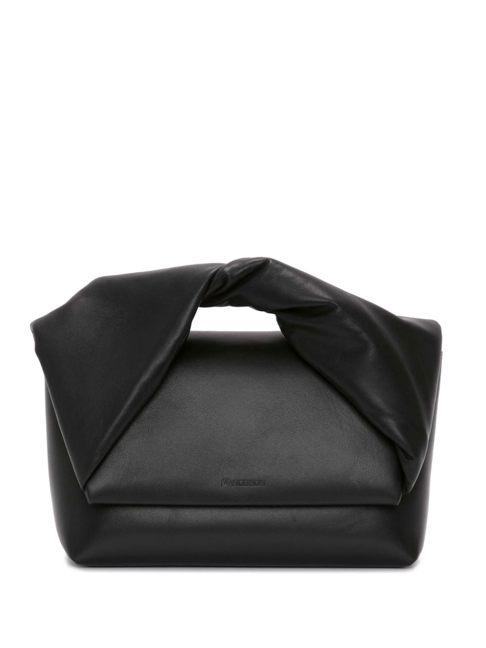 JW Anderson large Twister leather shoulder bag - Black