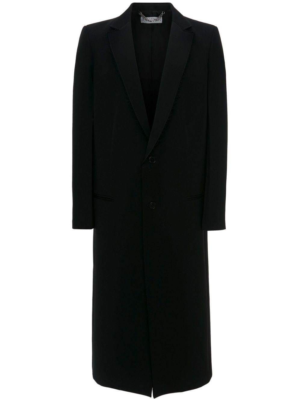 JW Anderson long-length single-breasted coat - Black