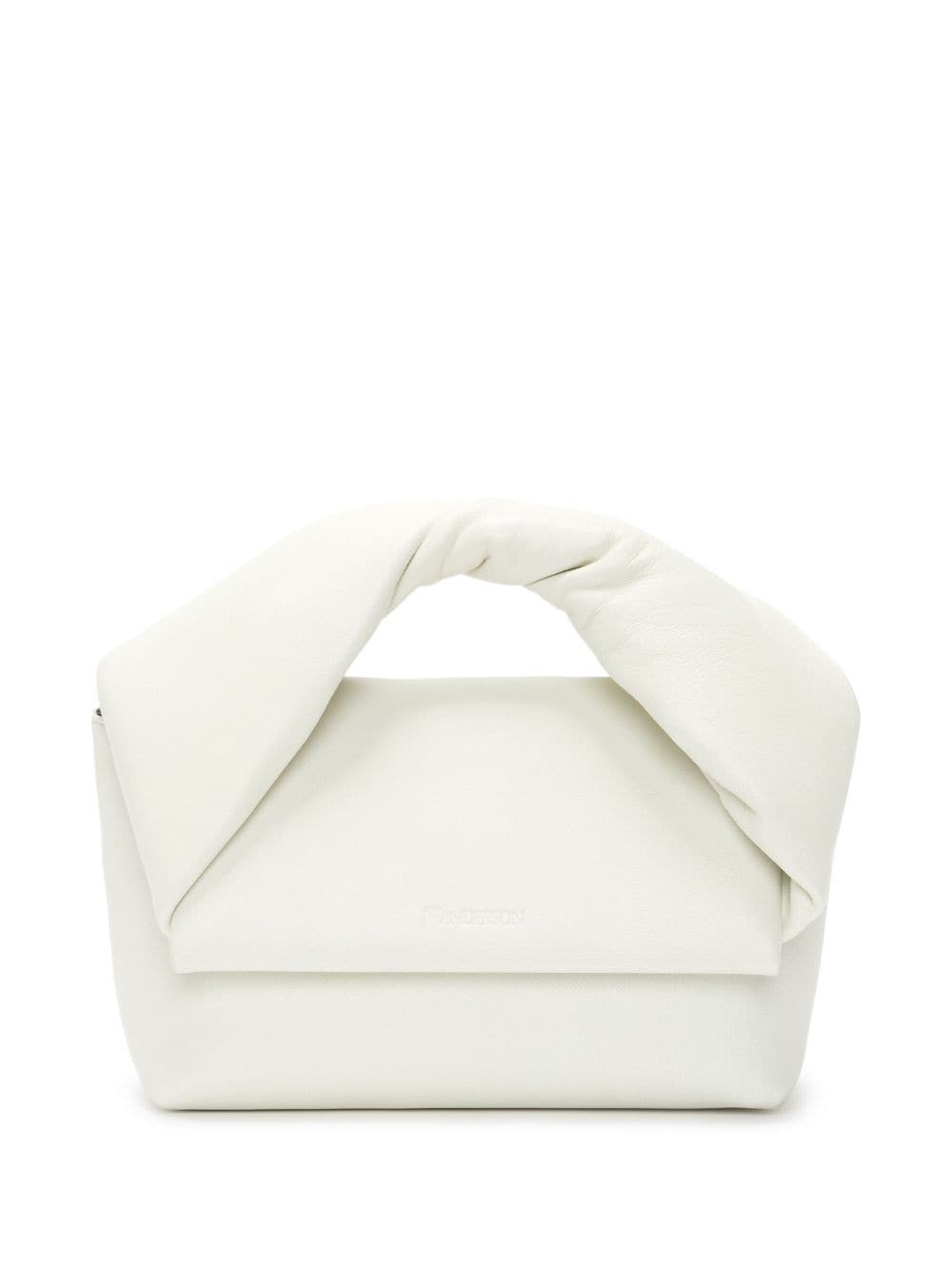 JW Anderson medium Twister leather shoulder bag - White