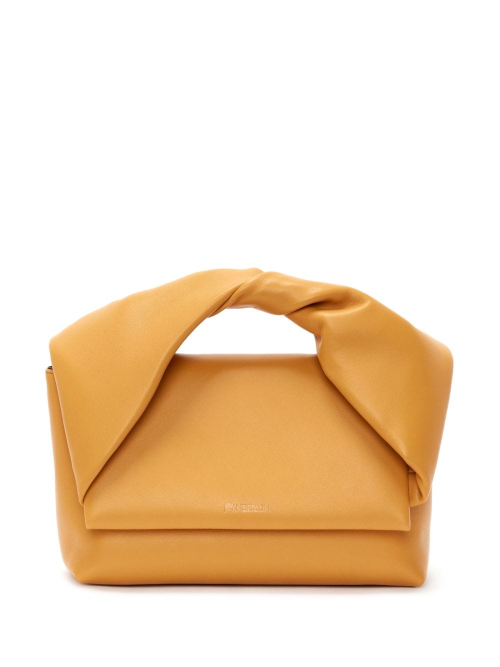 JW Anderson medium Twister leather shoulder bag - Yellow