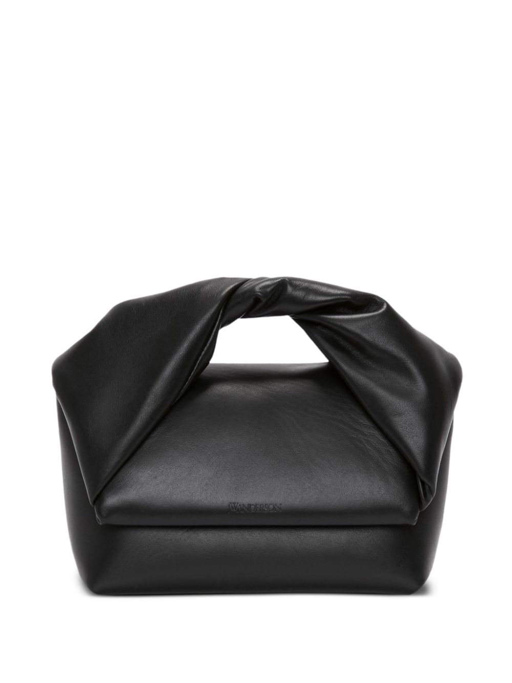 JW Anderson medium Twister leather tote bag - Black