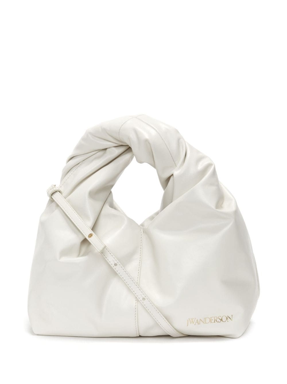 JW Anderson mini Twister leather crossbody bag - White