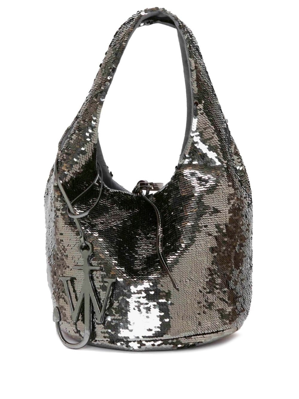 JW Anderson mini sequin tote bag - Silver