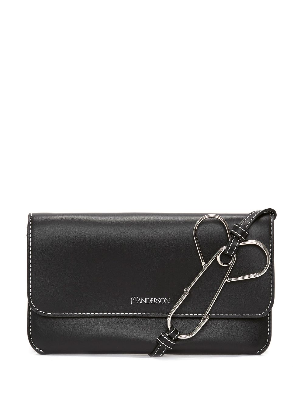 JW Anderson phone leather pouch bag - Black