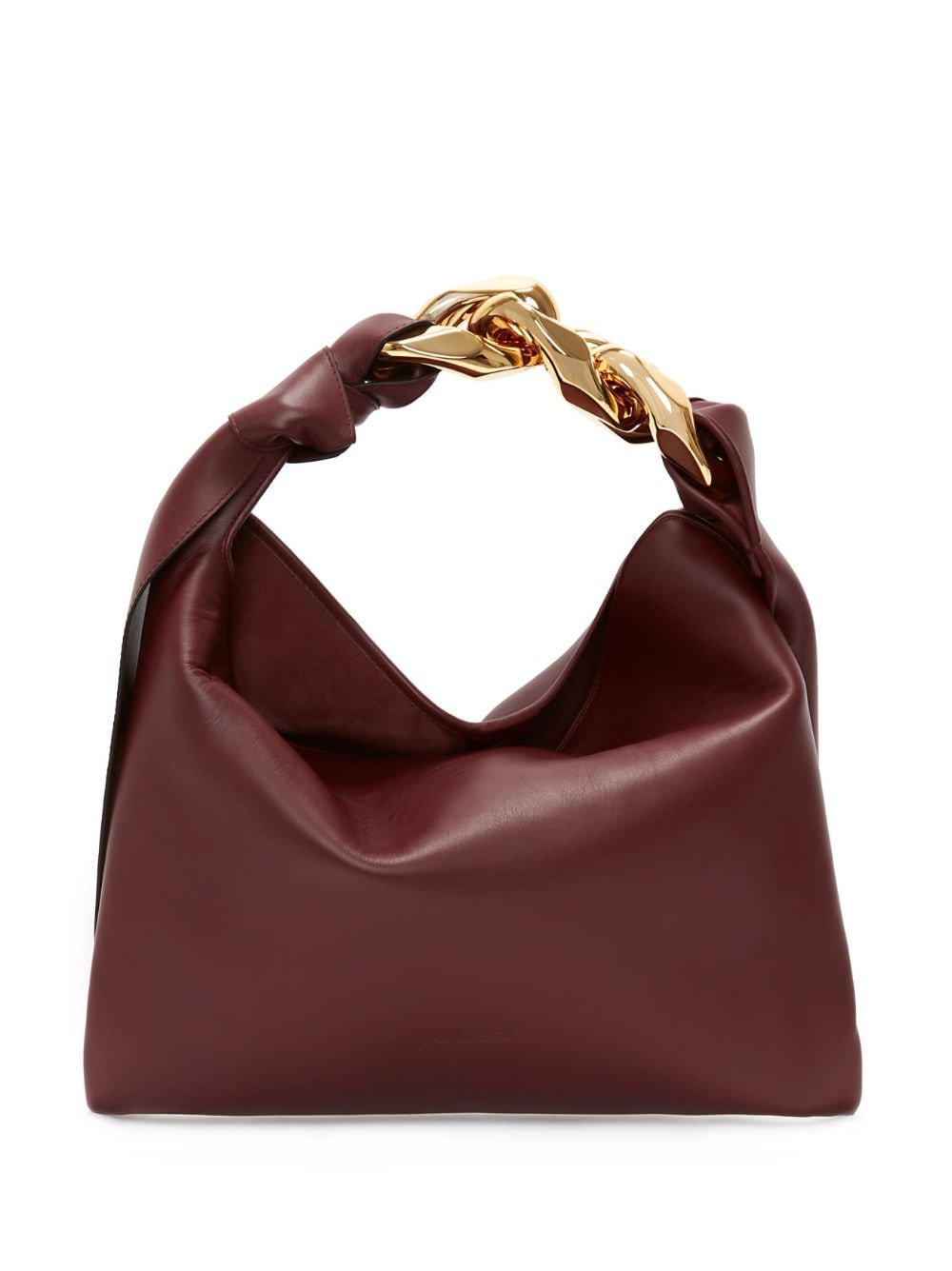 JW Anderson small-chain leather tote bag - Brown