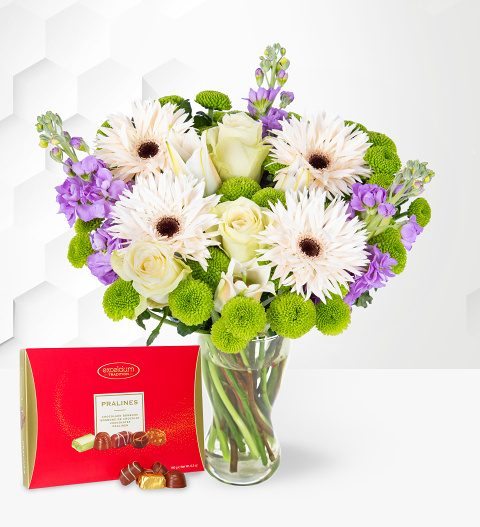 May Bouquet with Chocolates
