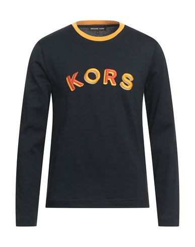 Michael Kors Mens Man T-shirt Black Size S Cotton