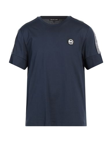 Michael Kors Mens Man T-shirt Midnight blue Size XL Cotton