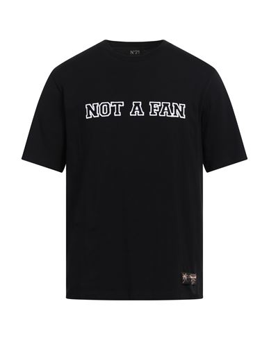 N°21 Man T-shirt Black Size M Cotton
