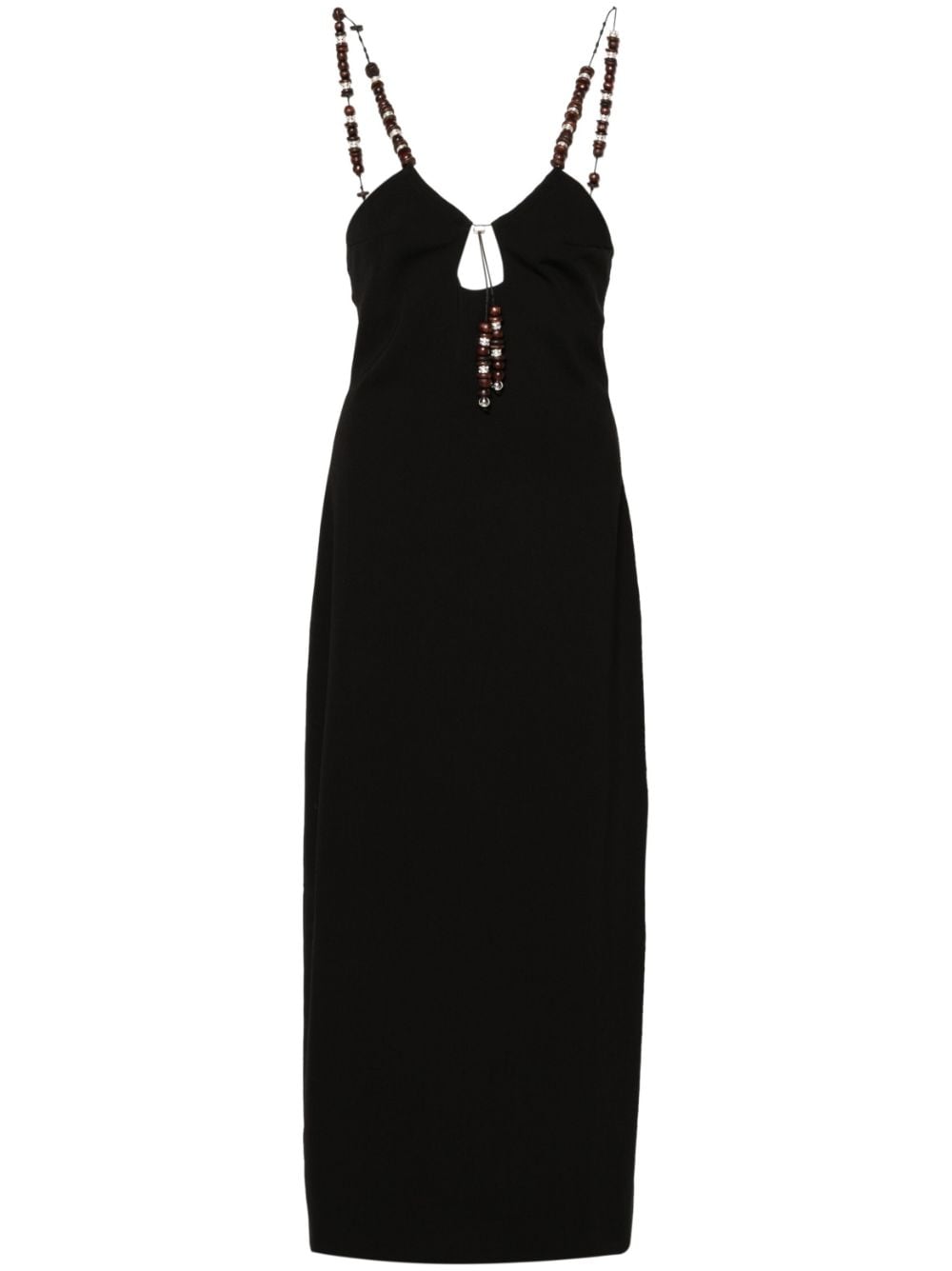 16Arlington Solaria sleeveless midi dress - Black