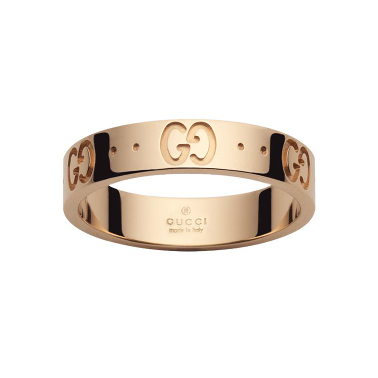 18ct Rose Gold Ring - Ring Size 10