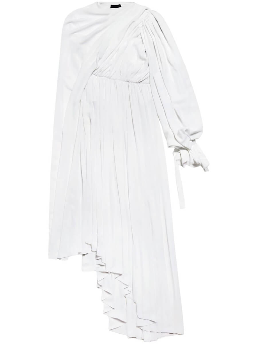 Balenciaga All In asymmetric maxi dress - White