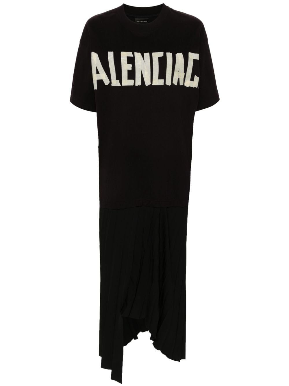 Balenciaga Tape Type cotton dress - Black