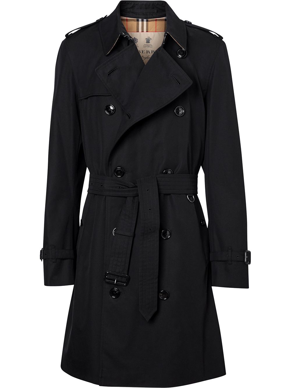 Burberry Chelsea Heritage midi trench coat - Black