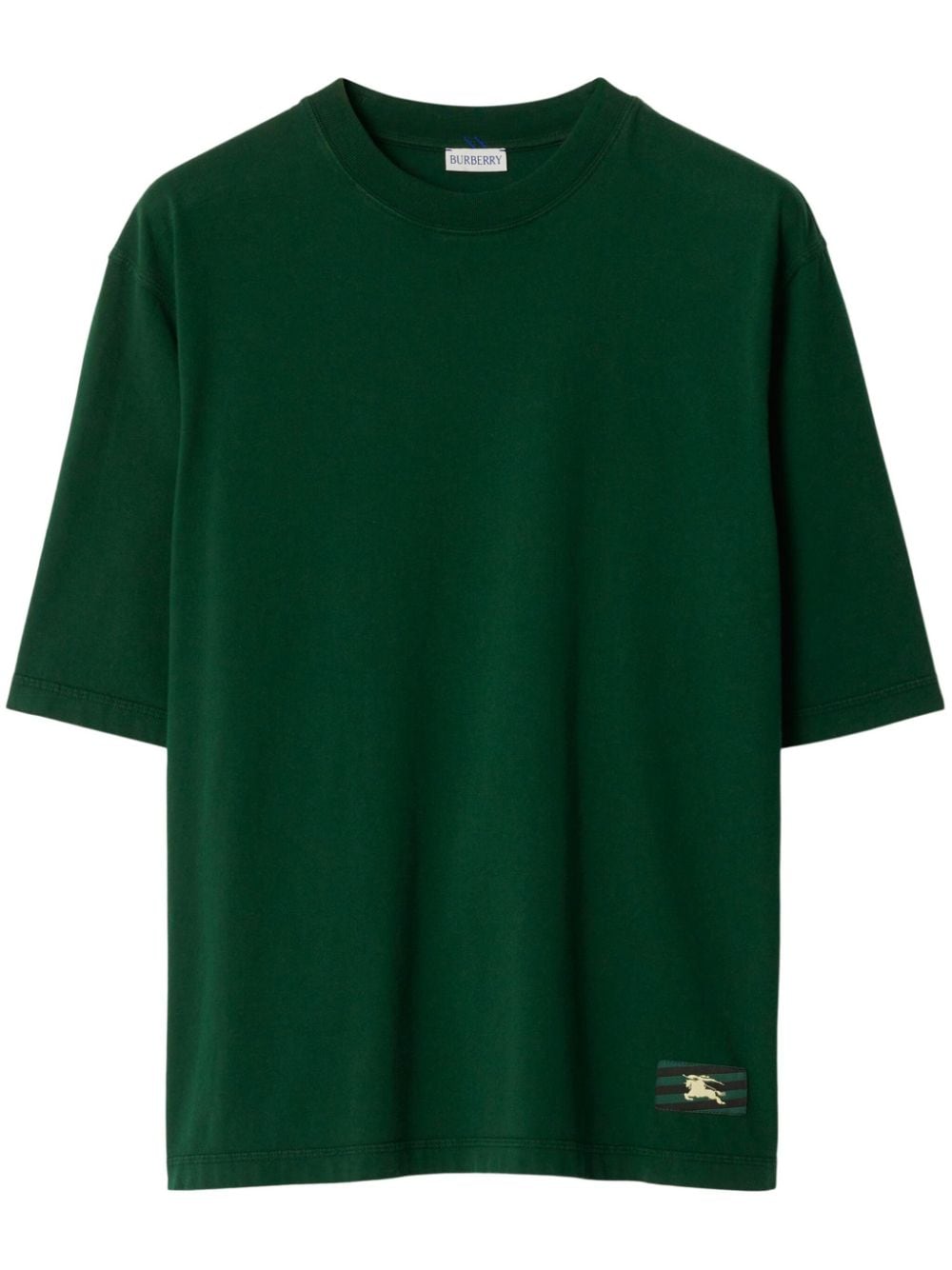 Burberry EKD logo-patch jersey T-shirt - Green