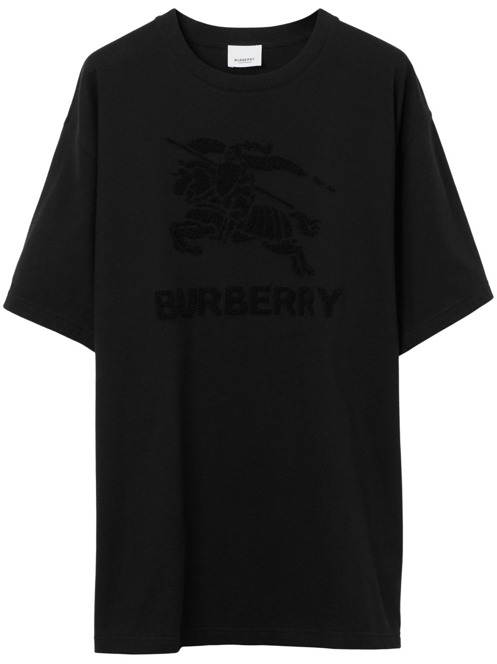 Burberry Equestrian Knight-print T-shirt - Black
