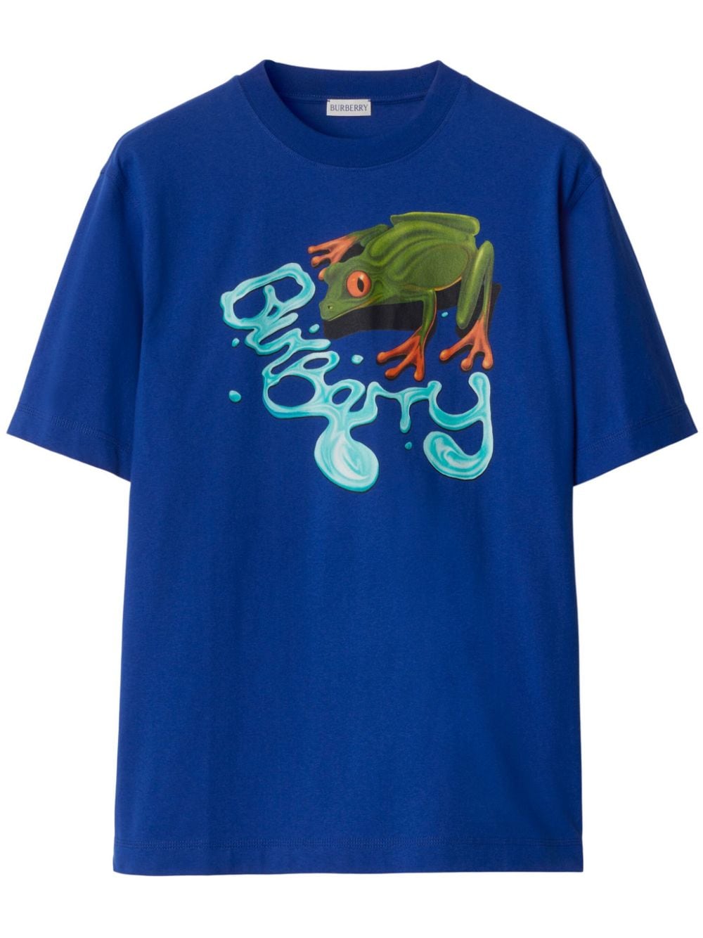 Burberry Frog crew-neck cotton T-shirt - Blue