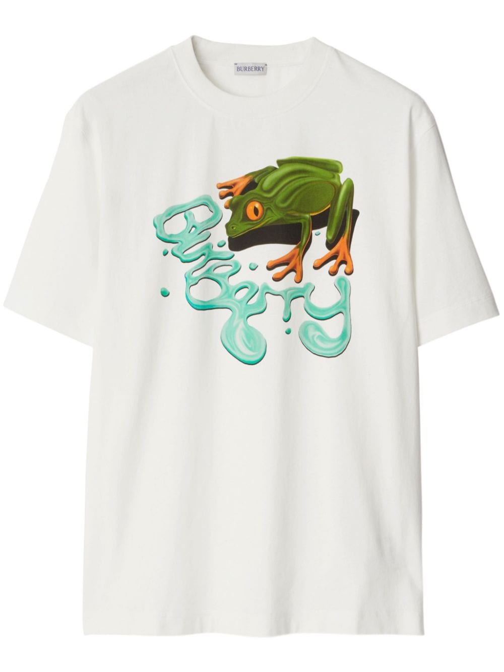 Burberry Frog crew-neck cotton T-shirt - White
