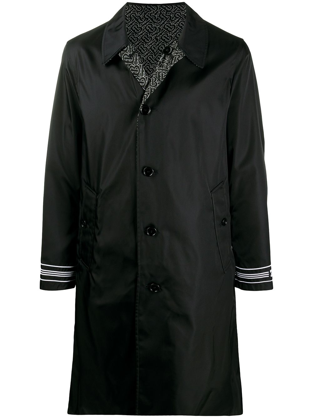 Burberry Monogram reversible trench coat - Black