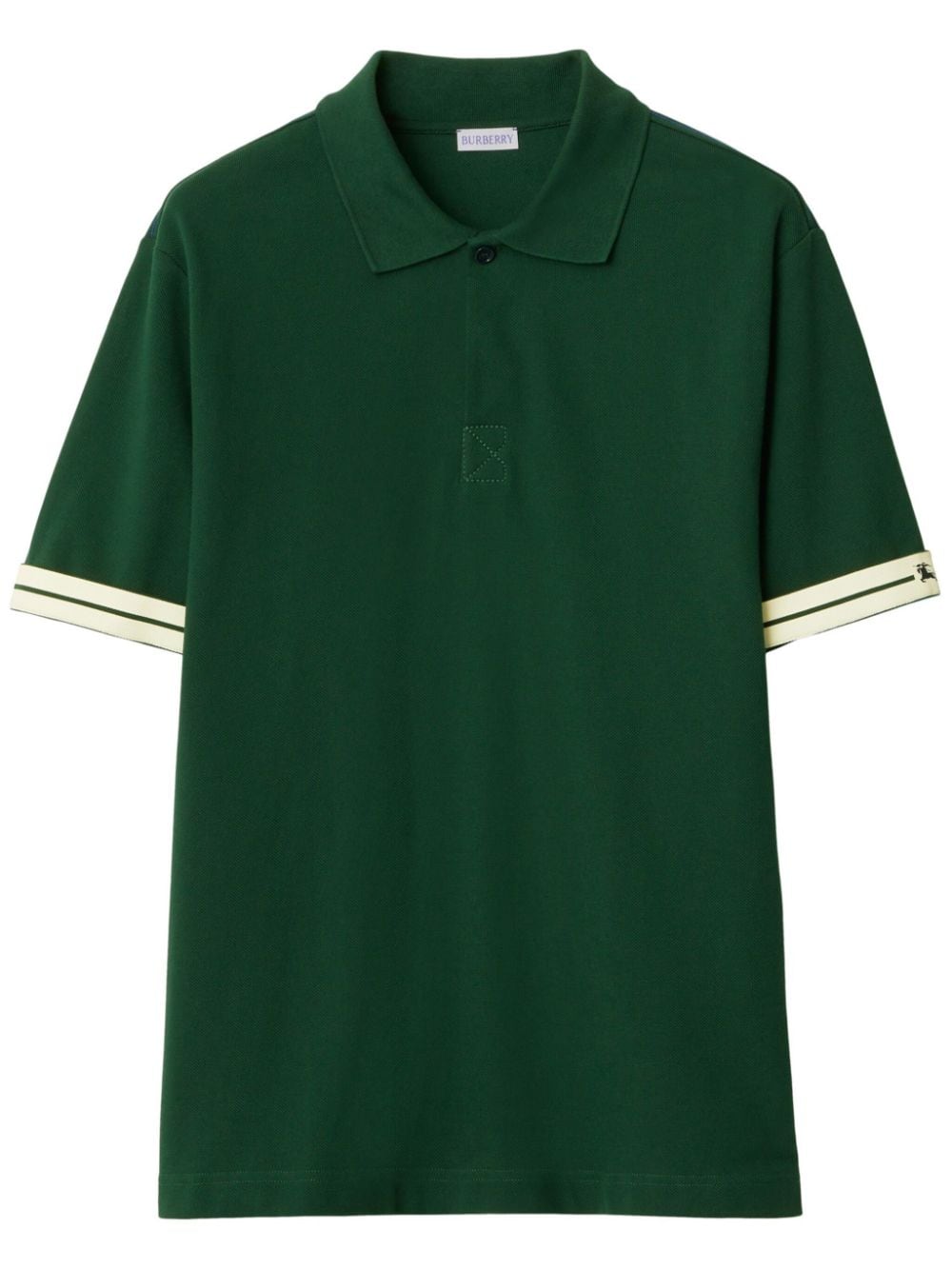 Burberry cotton piqué polo shirt - Green