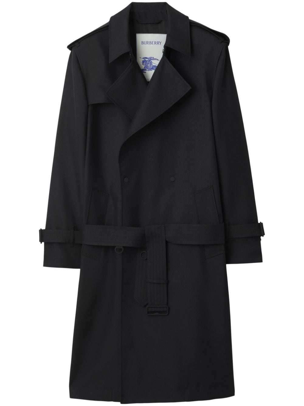 Burberry double-breasted belted trench coat - Black