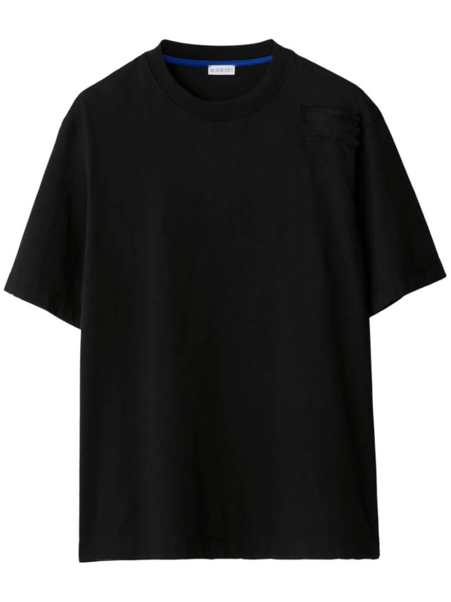 Burberry short-sleeve cotton T-shirt - Black