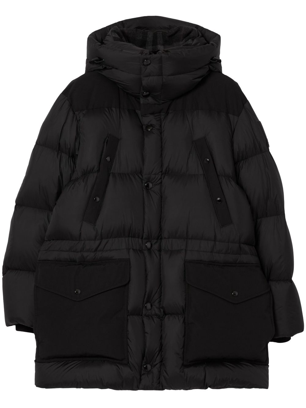 Burberry two-pocket puffer coat - Black