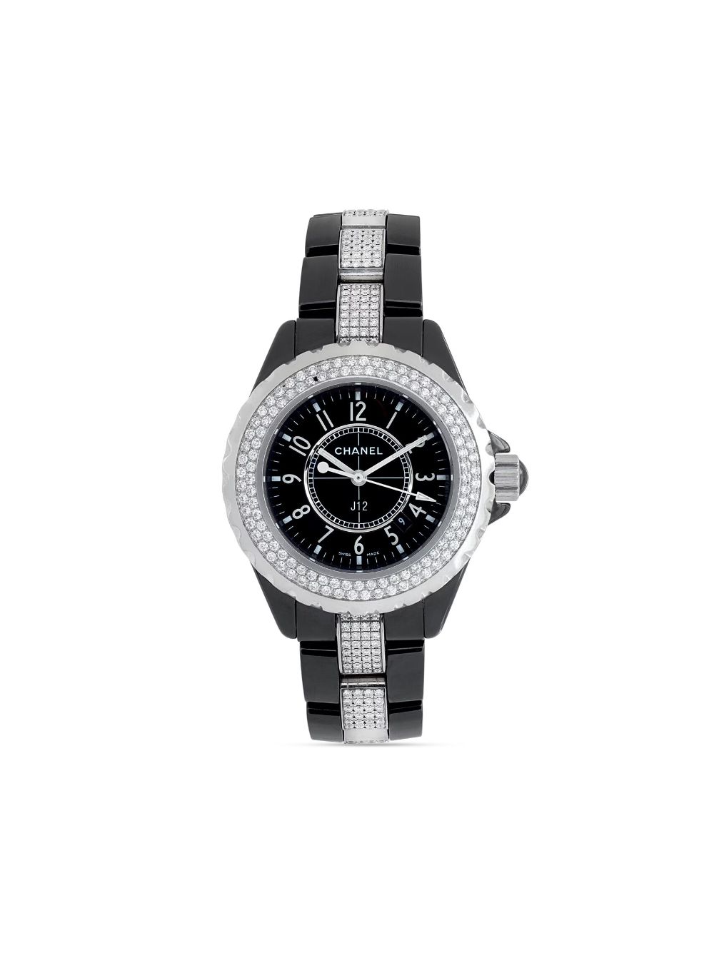 CHANEL Pre-Owned pre-owned J12 34mm - Black