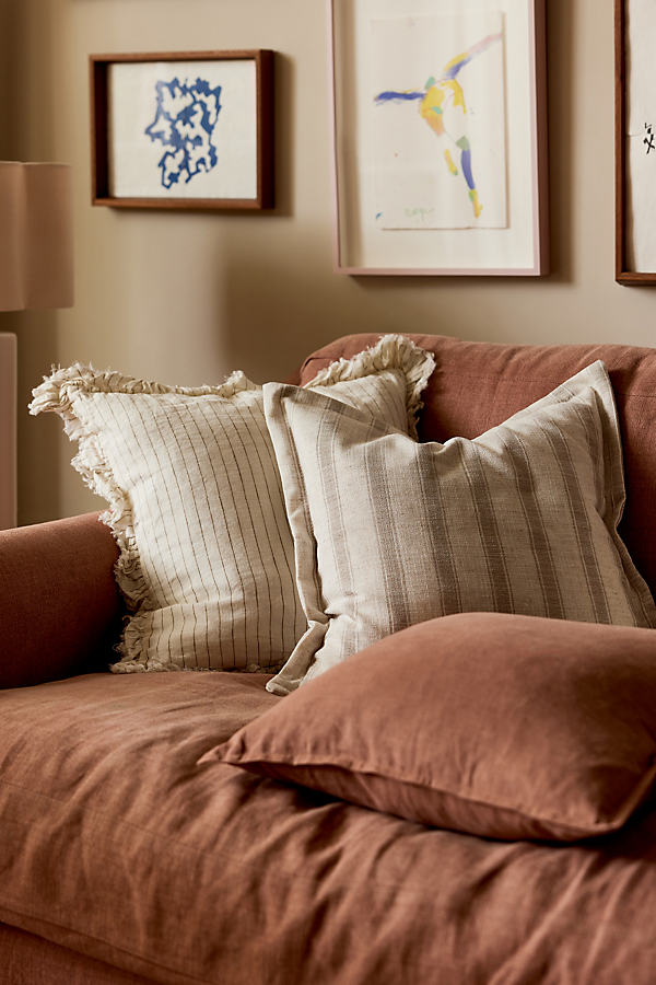 Ellenvale Interiors Ella Grey Stripe Cushion