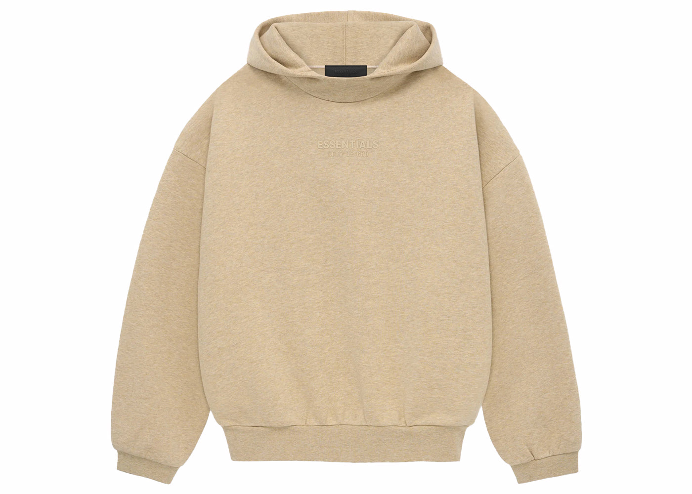 Fear Of God Essentials Hoodie Gold Heather - Size: Large