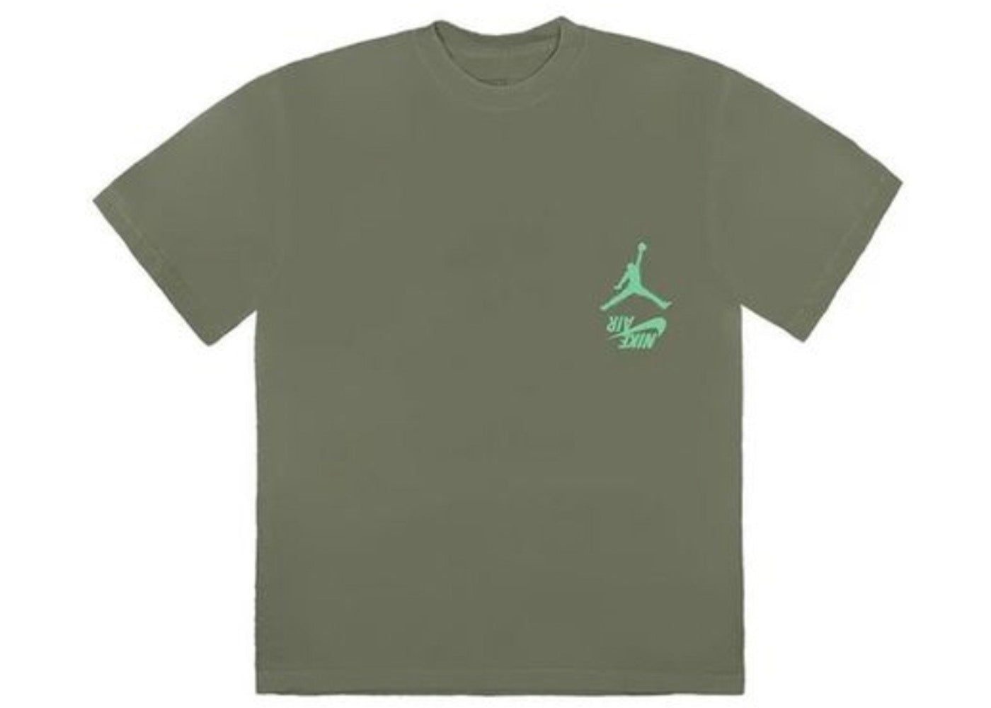 Jordan Travis Scott Cactus Jack Highest Olive T-Shirt - Size: Small