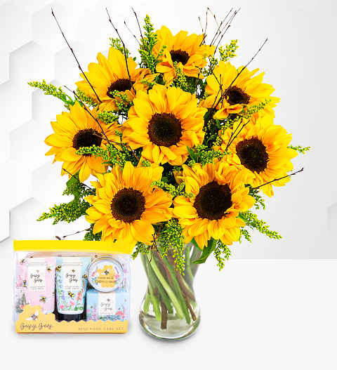 Sensational Sunflowers & Pamper Kit