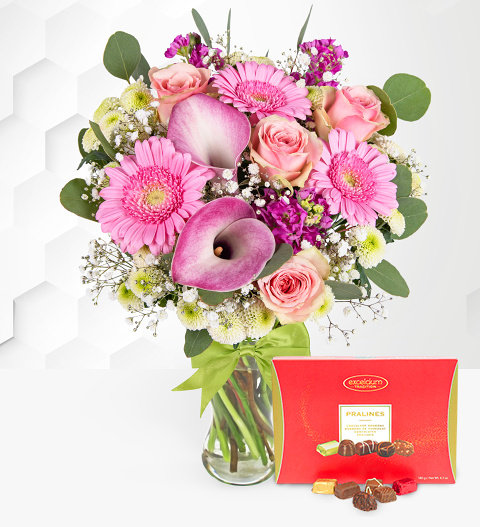 The June Bouquet with Chocolates