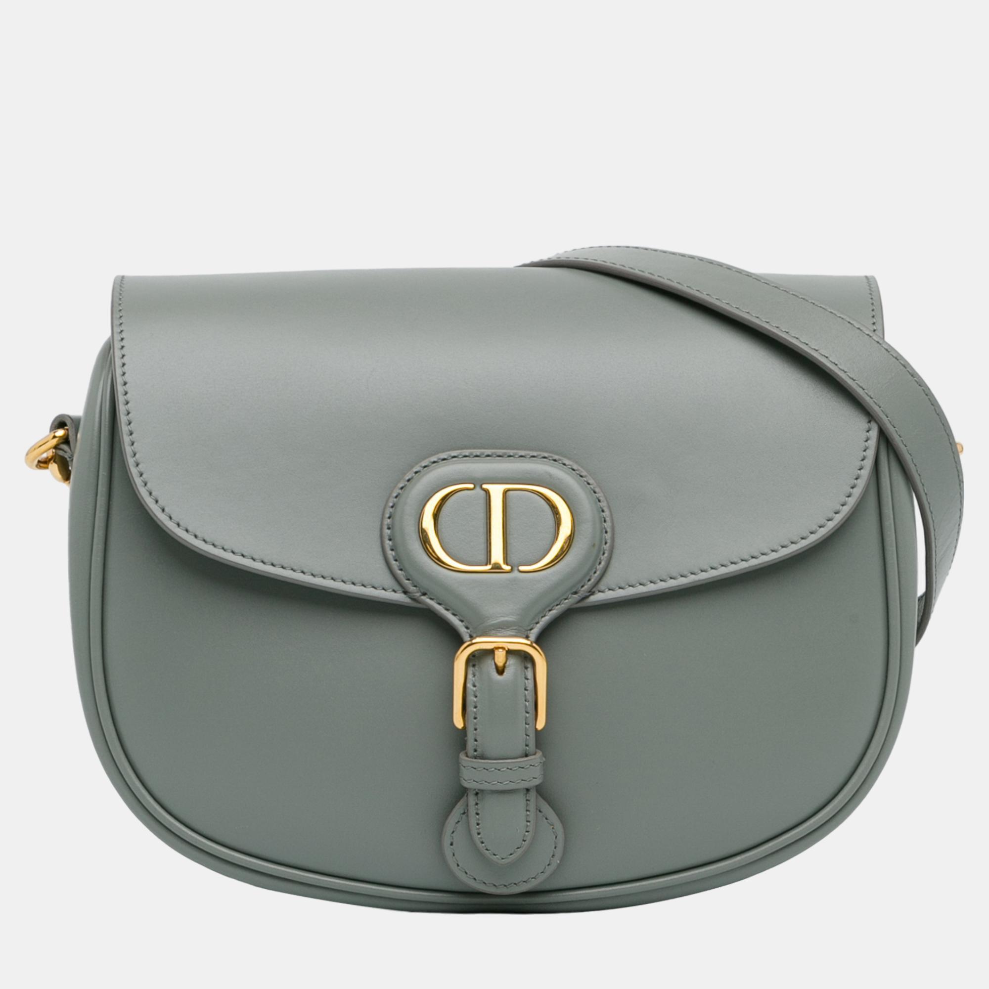 Dior Grey Medium Bobby Crossbody Bag