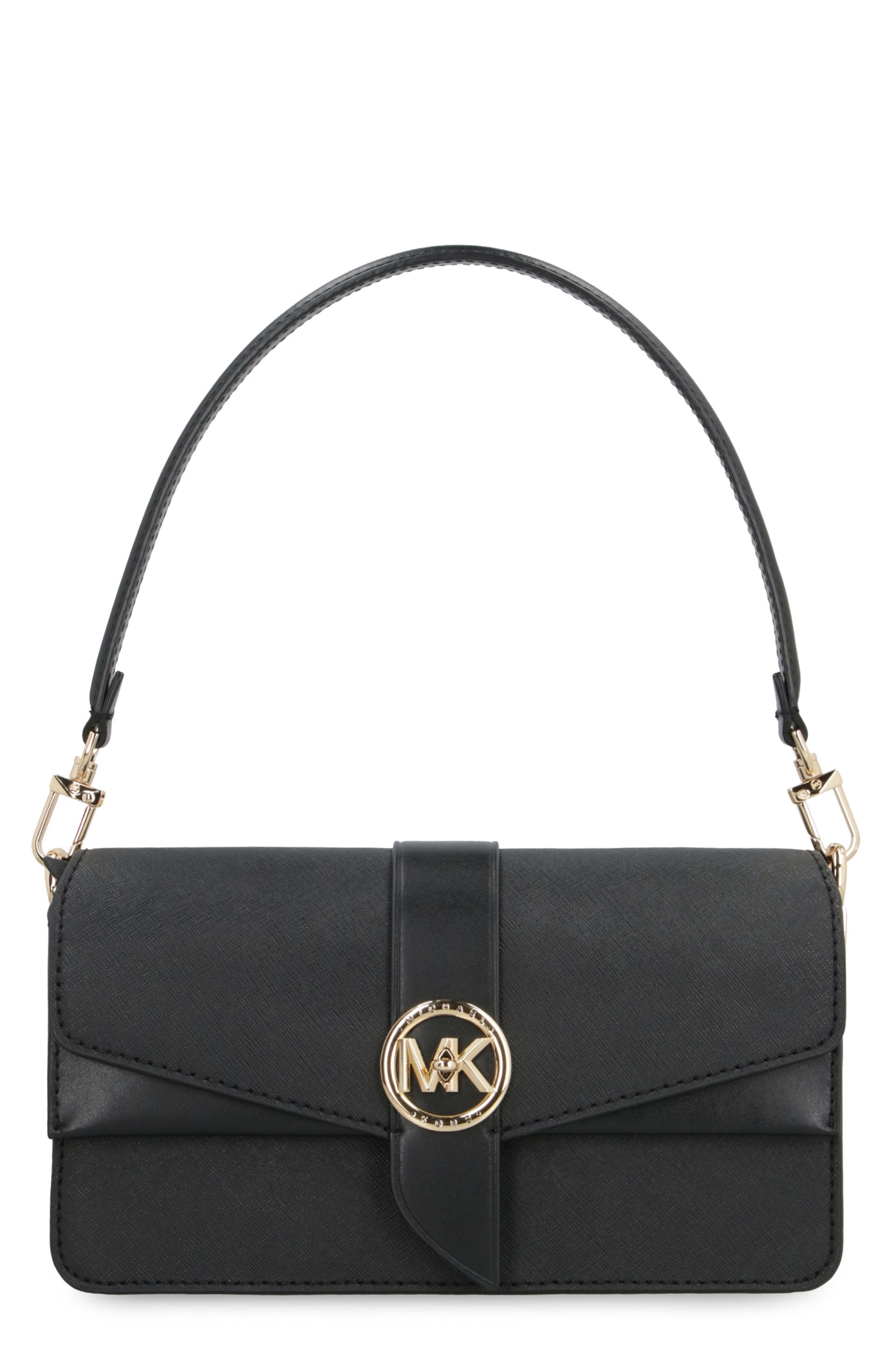 MICHAEL Michael Kors Greenwich Leather Shoulder Bag