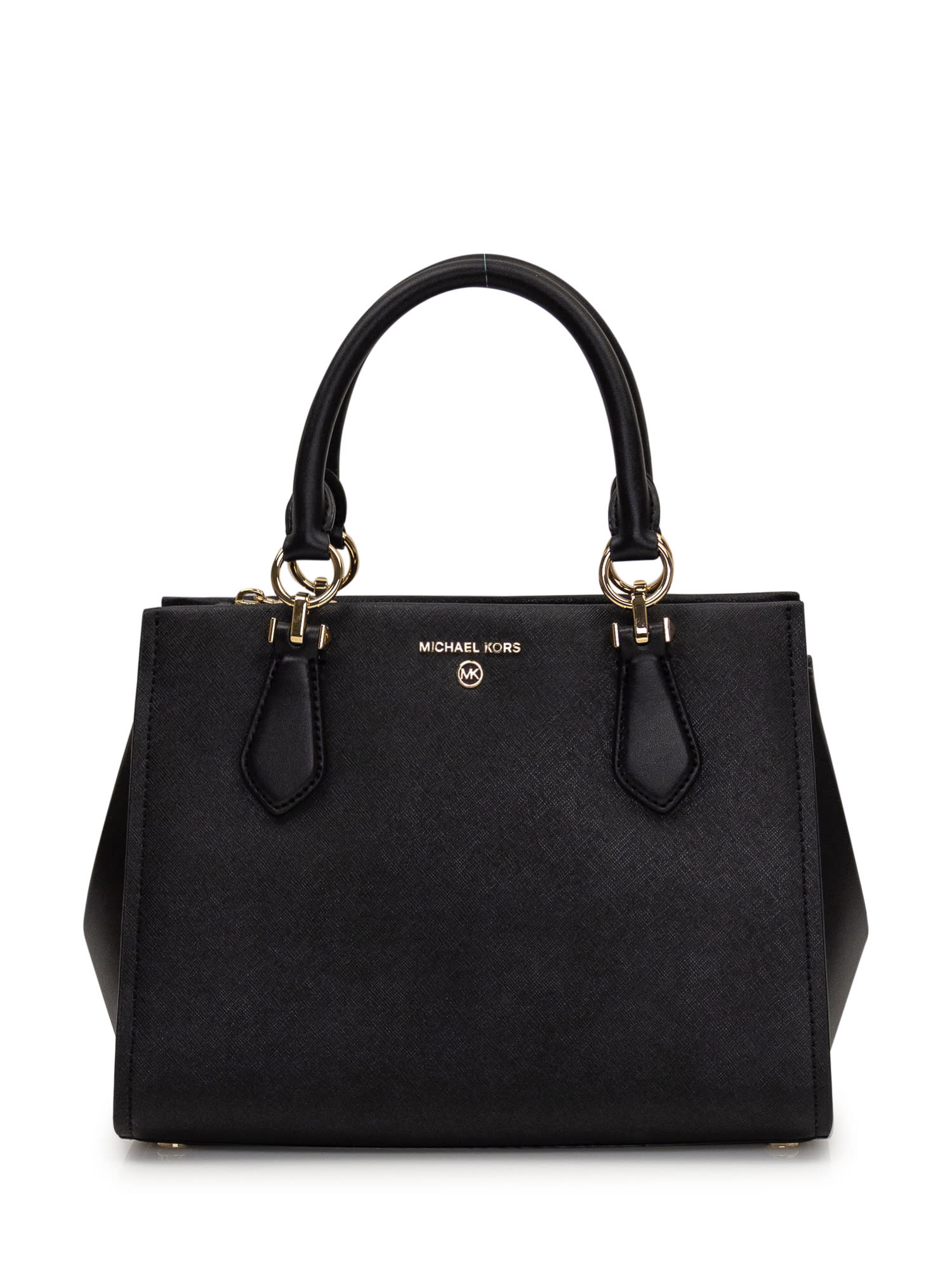 Michael Kors Black Marilyn Leather Bag