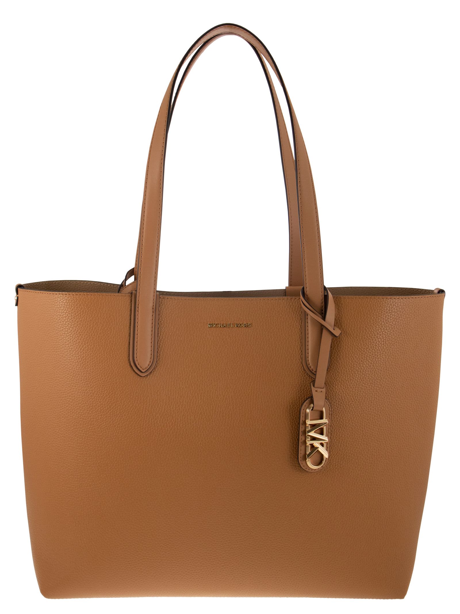Michael Kors Eliza Grained Leather Reversible Tote Bag